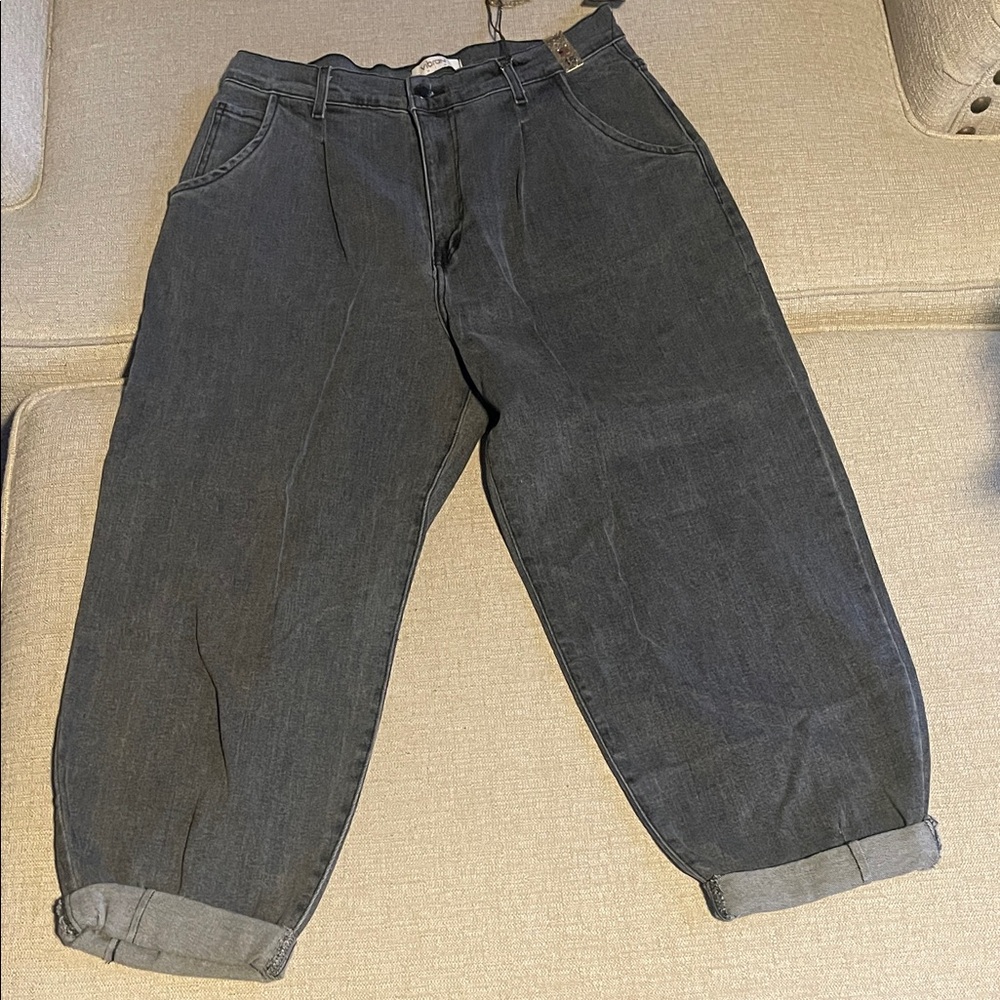 Dark Gray Denim Jeans